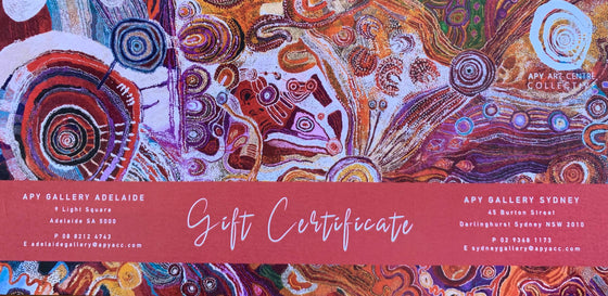 APY Gallery Gift Card